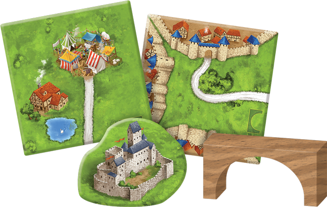 Carcassonne : Expansion 08 - Bridges, Castles and Bazaars